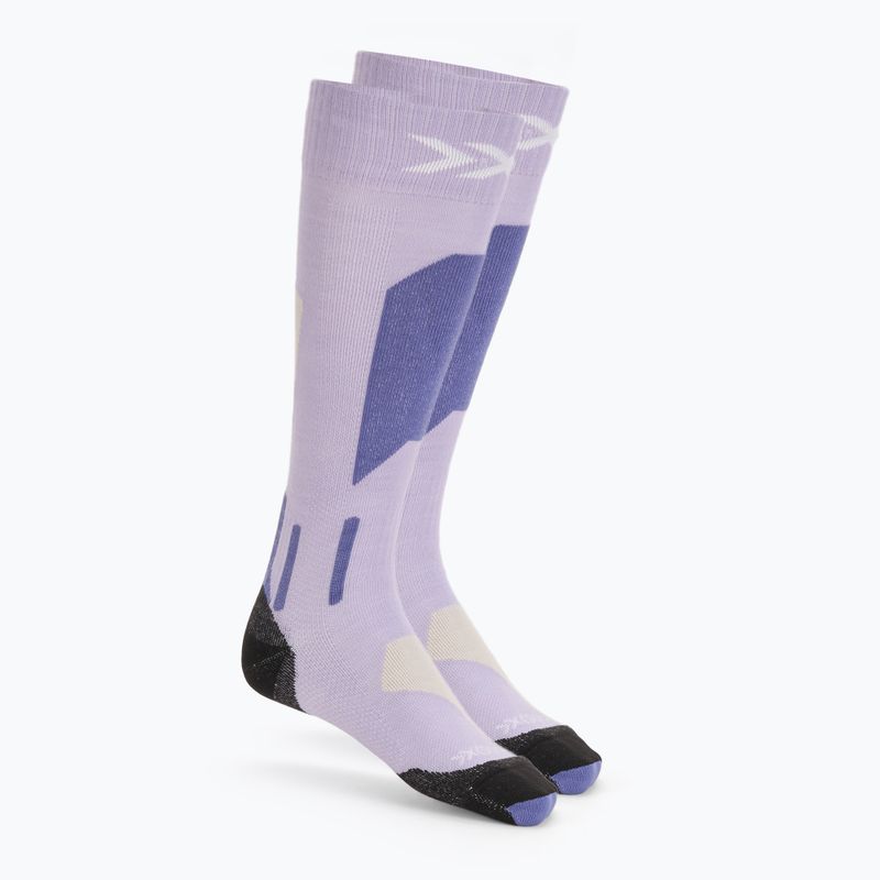 X-Socks Ski Discover Merino Otc Socken gedämpft lavendel/heller Sand