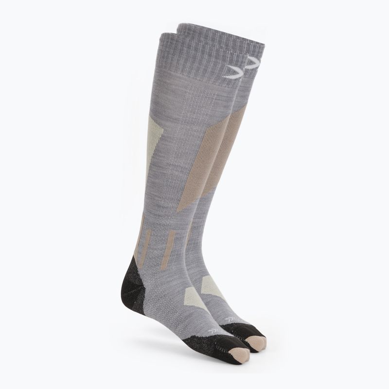 X-Socks Ski Discover Merino Otc Dichtung grau/hell sand Socken