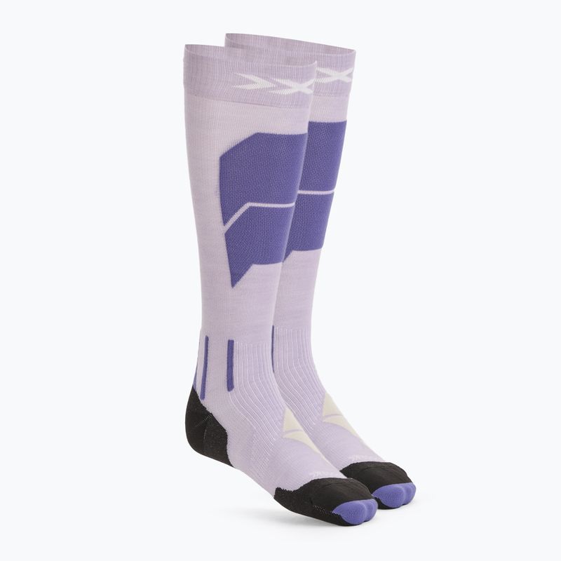 X-Socks Ski Perform Merino Otc Socken gedämpft lavendel/hell sand