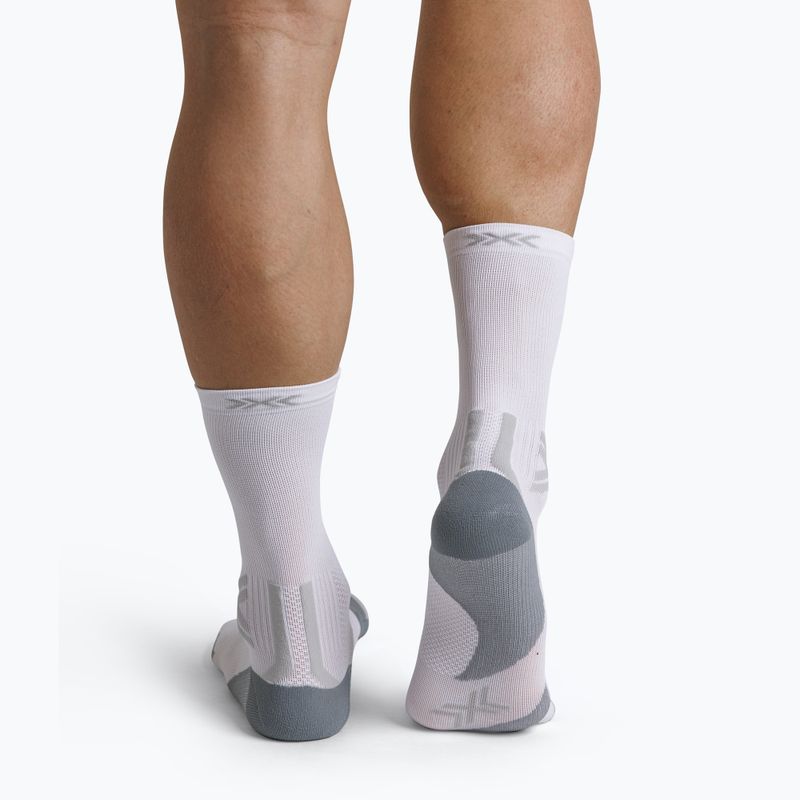 Socken X-Socks Run Discover Crew arctic white/pearl grey 3