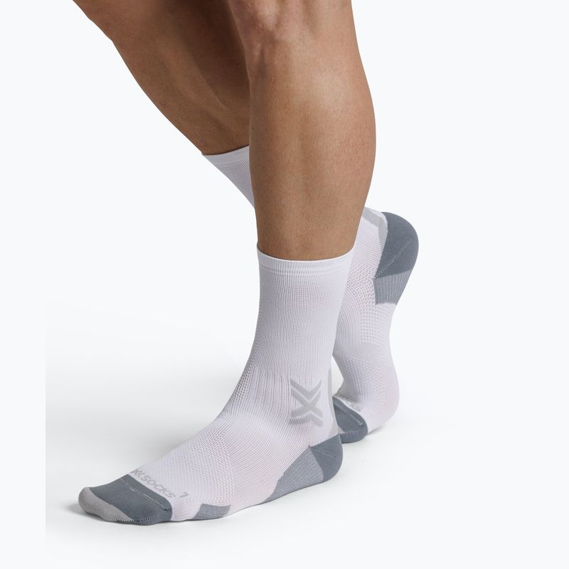Socken X-Socks Run Discover Crew arctic white/pearl grey 4