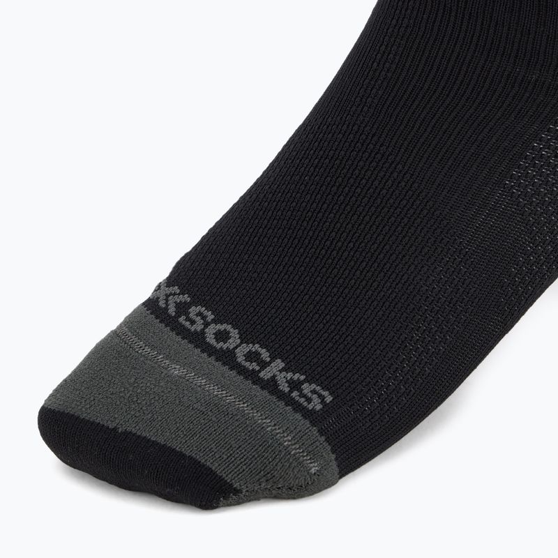X-Socks Run Discover Crew schwarz/kohlefarbene Socken 3