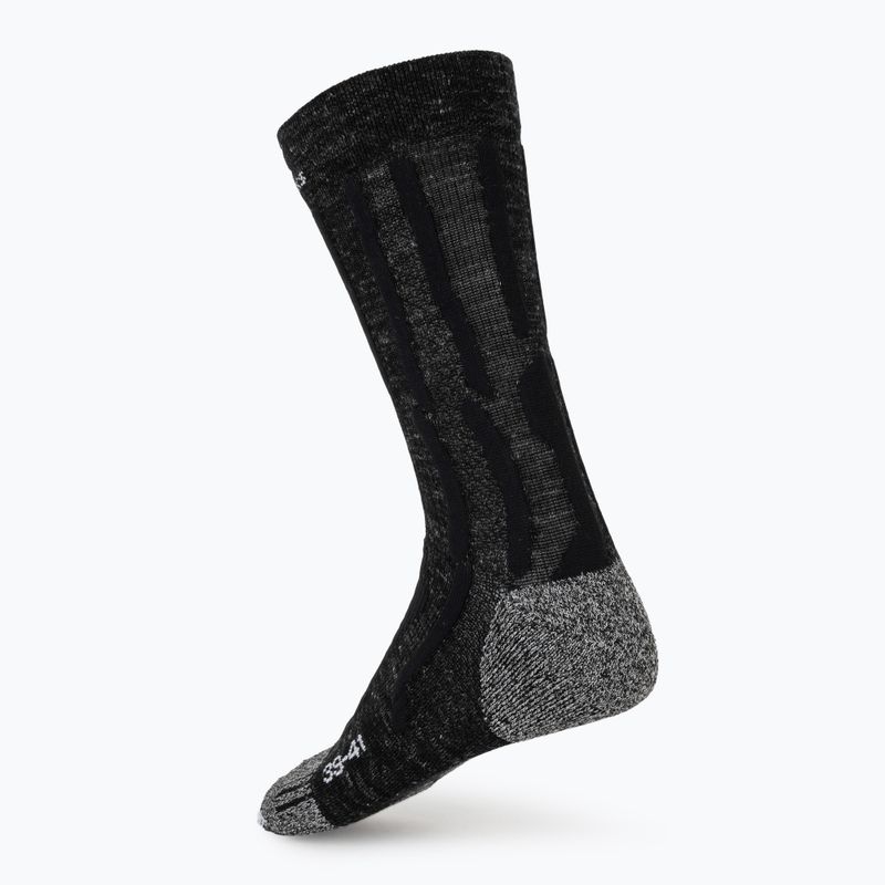 Socken X-Socks Trek X Linen dolomite grey melange/opal black 2