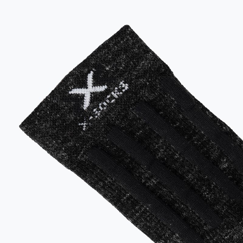 Socken X-Socks Trek X Linen dolomite grey melange/opal black 3