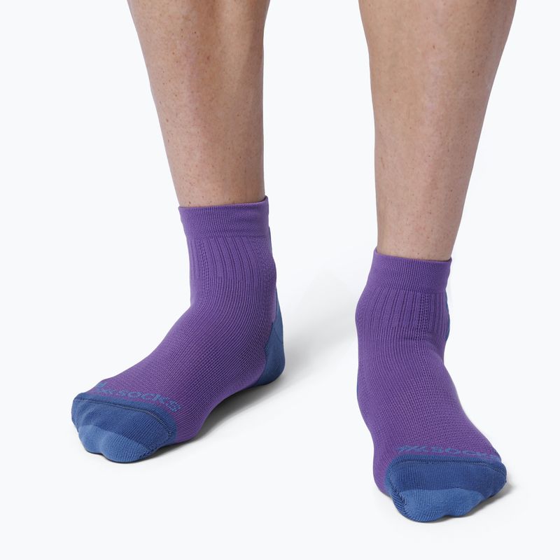 Socken X-Socks Run Discover Ankle neobergine/x schwarz 2