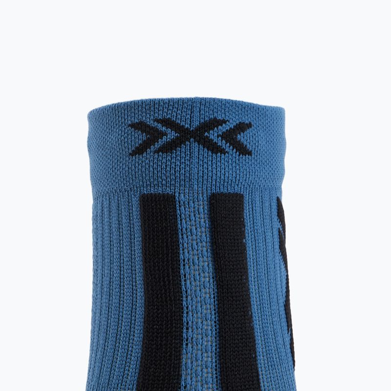 X-Socks Trailrun Discover Ankle mineral blau/x schwarz Socken 3