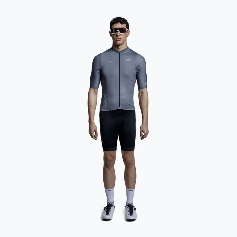 Herren-Fahrradtrikot X-Bionic Corefusion Ride Jersey rhino grey 2