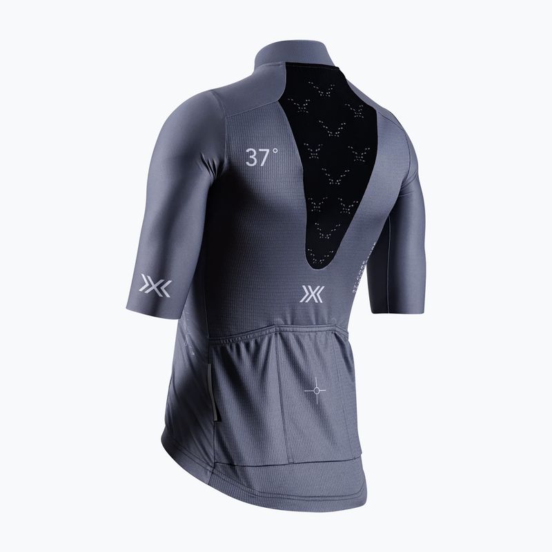 Damen-Fahrradtrikot X-Bionic Corefusion Ride Jersey rhino grey 7