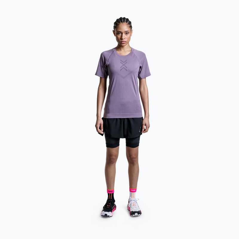 Damen-Laufshirt X-Bionic Xceed Run dusty lavender/lavender night 2