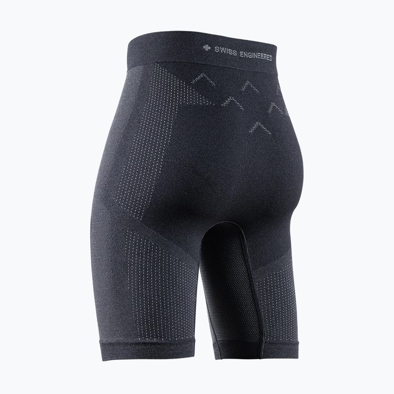 Damen-Laufleggings X-Bionic Xceed Run Tights x black/rhino grey 2