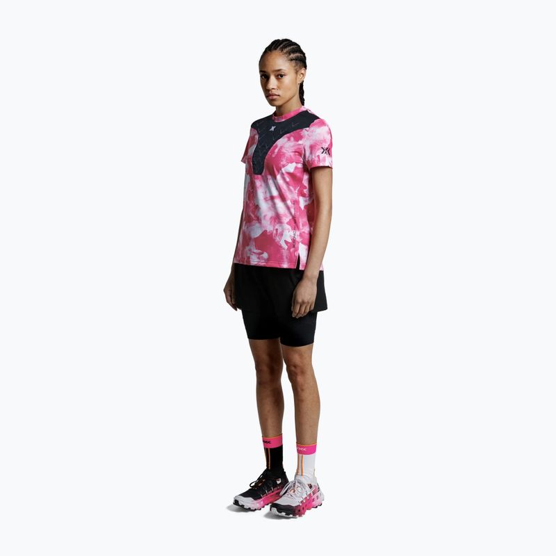 Damen-Laufshirt X-Bionic Corefusion Run wolfpack/white/neo pink 3