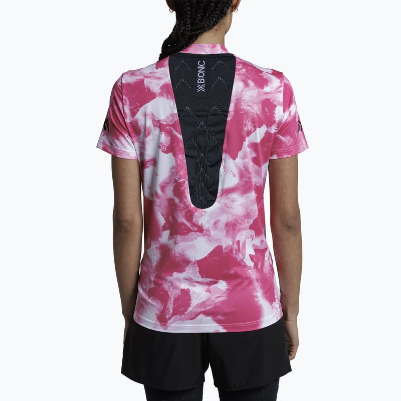 Damen-Laufshirt X-Bionic Corefusion Run wolfpack/white/neo pink 4