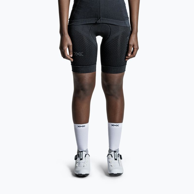 Damen Radboxershorts X-Bionic Xceed Ride Liner Shorts x black/rhino grey