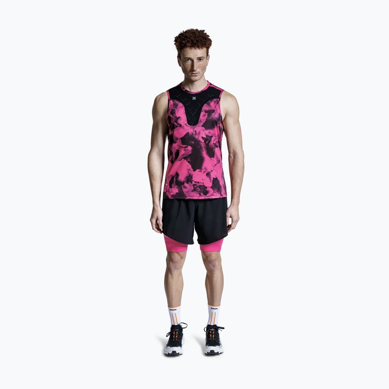 Laufshirt X-Bionic Corefusion Run Tank wolfpack/black/neo pink 6