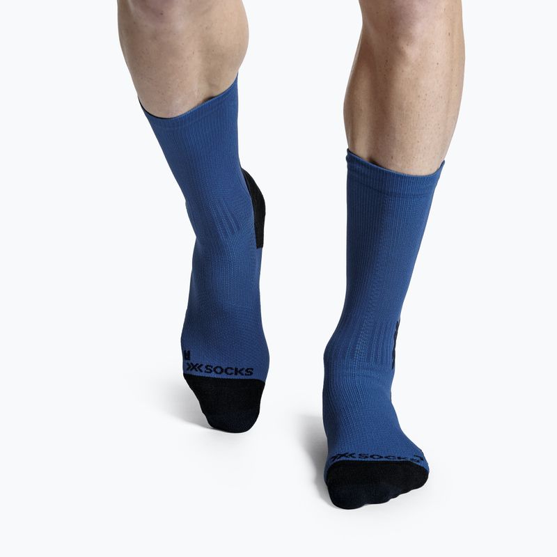 Socken X-Socks Run Discover Crew navy/x black 2