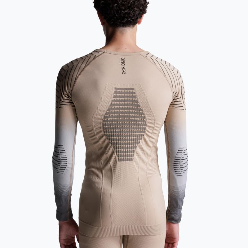 Herren Thermoaktivshirt X-Bionic Invent Fx Shirt sand/light grey/grey 3