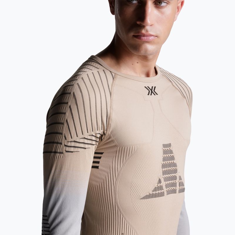 Herren Thermo-Langarmshirt X-Bionic Invent Fx Shirt sand/light grey/grey 5