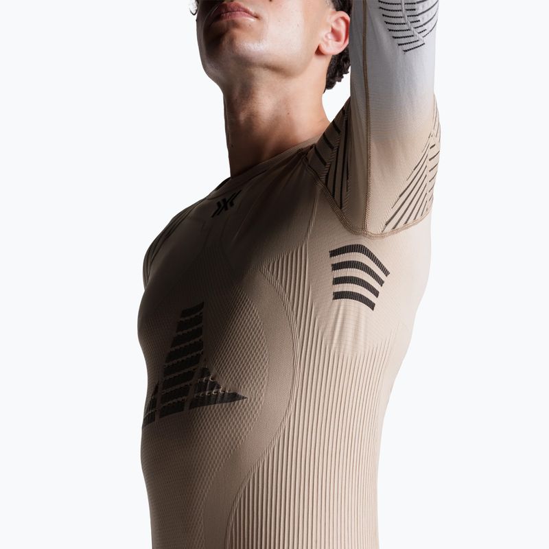 Herren Thermoaktivshirt X-Bionic Invent Fx Shirt sand/light grey/grey 8