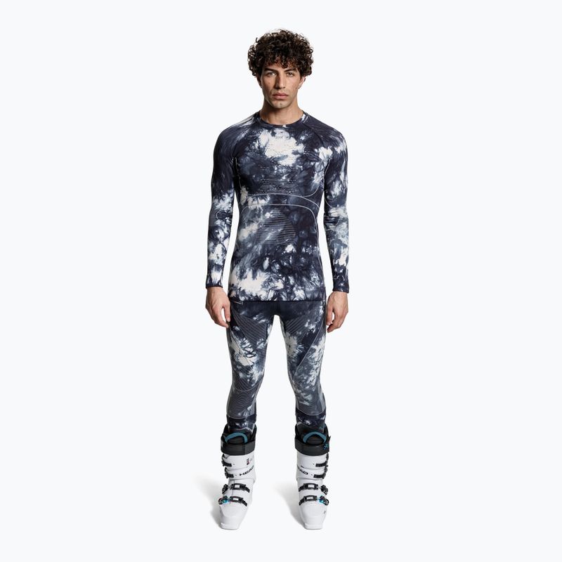 Thermounterhose X-Bionic Energy Accumulator Wild 3/4 tiedye x black/fluo pink 2