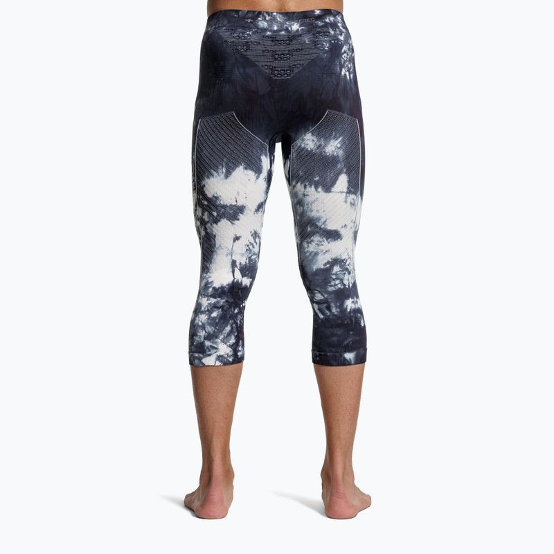 Thermounterhose X-Bionic Energy Accumulator Wild 3/4 tiedye x black/fluo pink 3