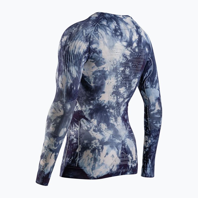 Thermo-Sweatshirt X-Bionic Energy Accumulator Wild LS tiedye x black/x white 2