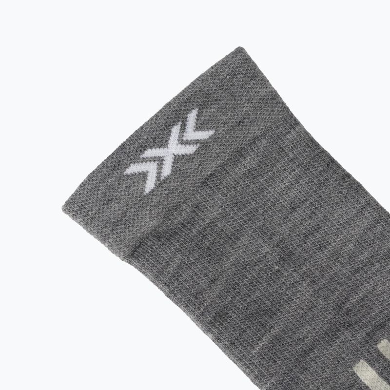 Socken X-Socks Hike Discover Merino Crew seal grey/light sand 3