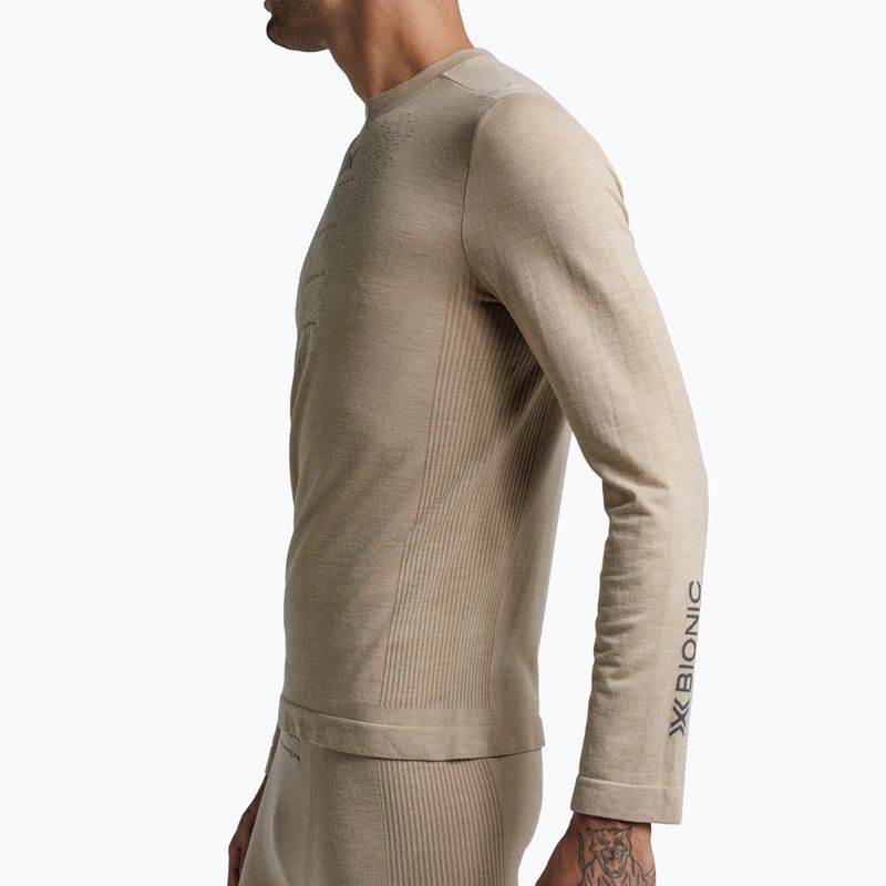 Thermo-Longsleeve Herren  X-Bionic Mightywool sand 5