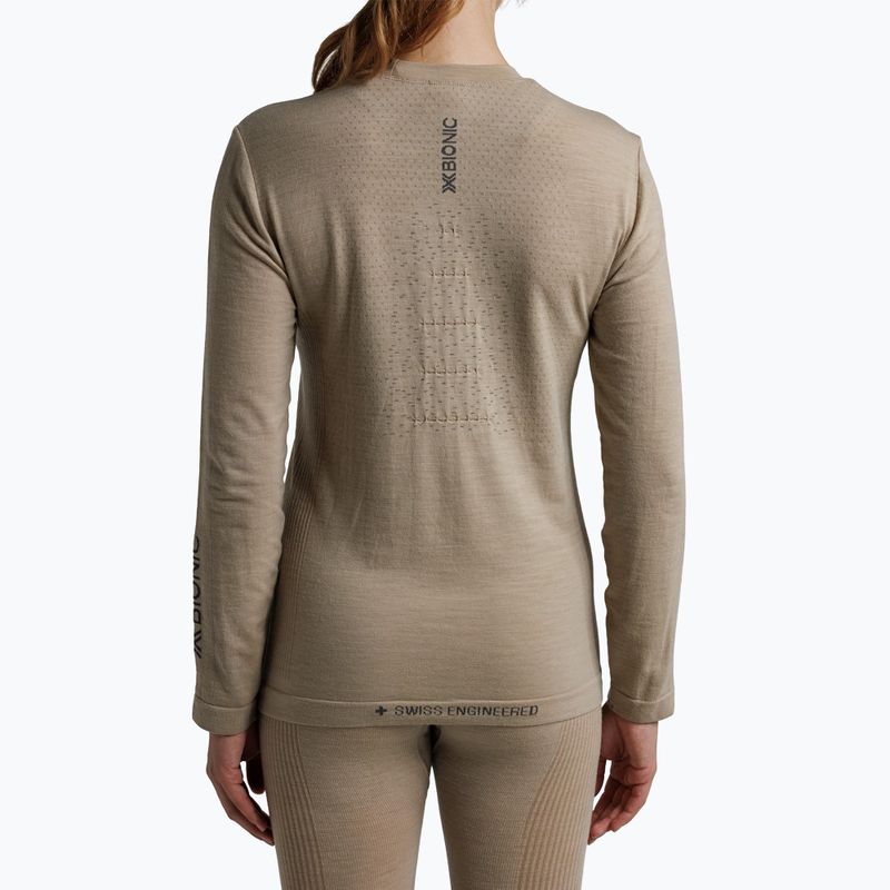 Damen Thermo-Longsleeve X-Bionic Mightywool sand 3