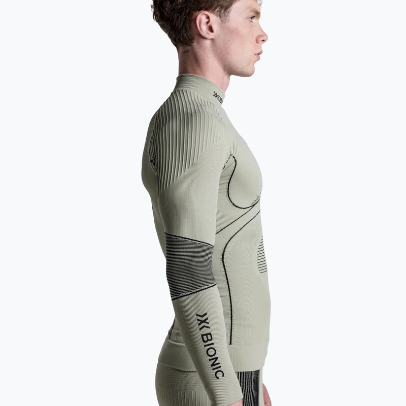 Herren Funktionsshirt langärmlig X-Bionic Accumulator 4.0  tea grey/black 4