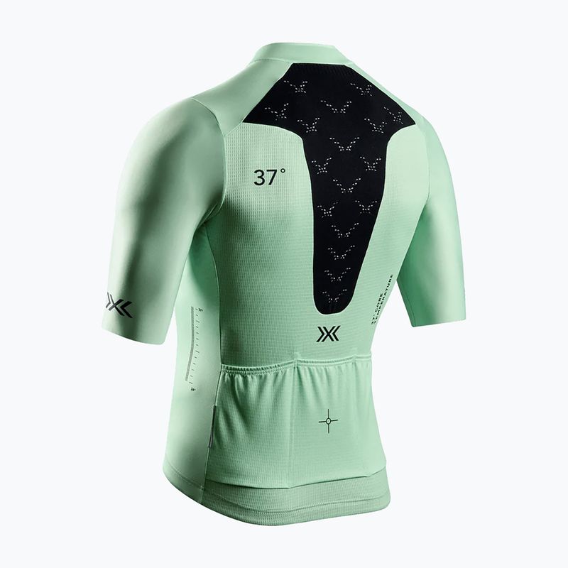 Herren-Fahrradtrikot X-Bionic Corefusion Ride Jersey digital lime 2