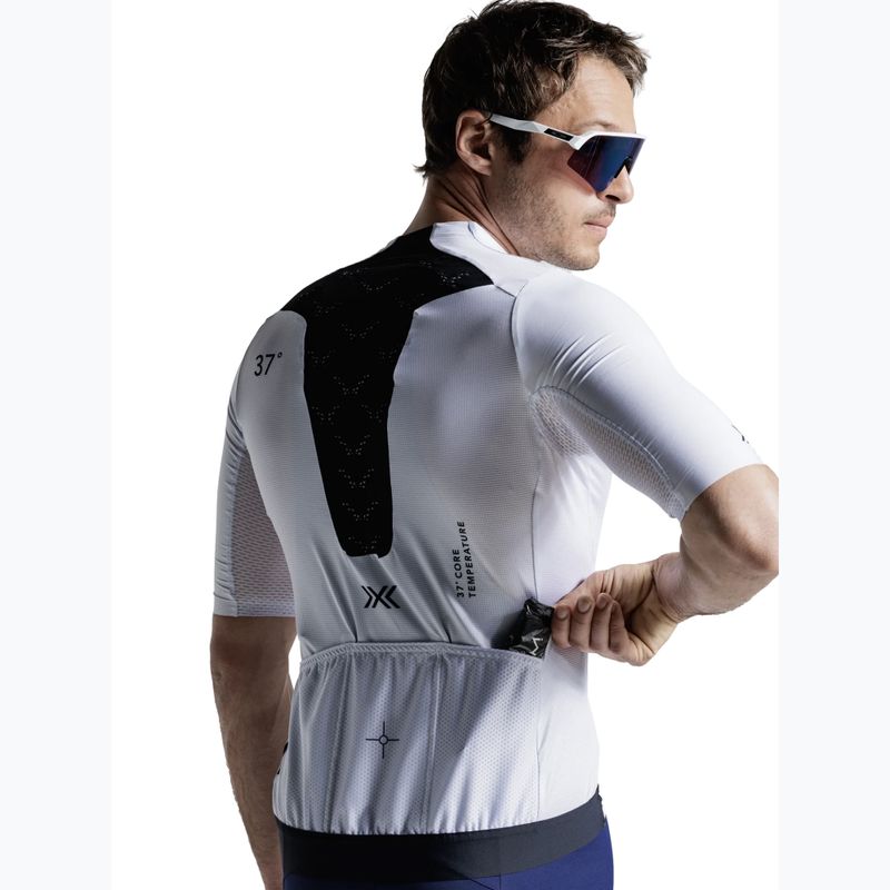 Herren-Fahrradtrikot X-Bionic Corefusion Aero Jersey off white 5