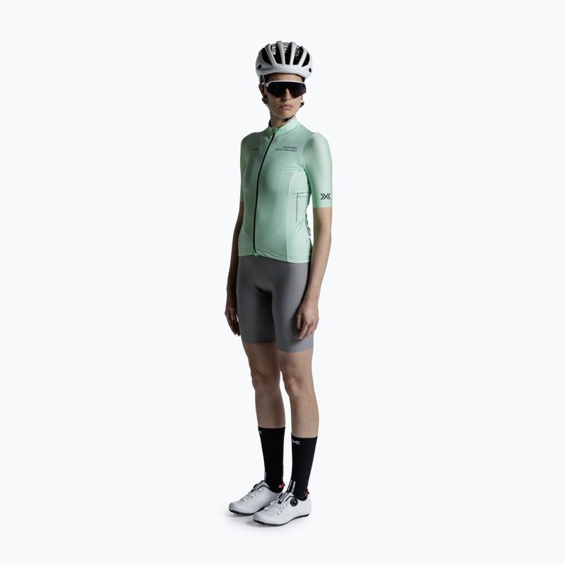 Damen-Fahrradtrikot X-Bionic Corefusion Ride Jersey digital lime 2