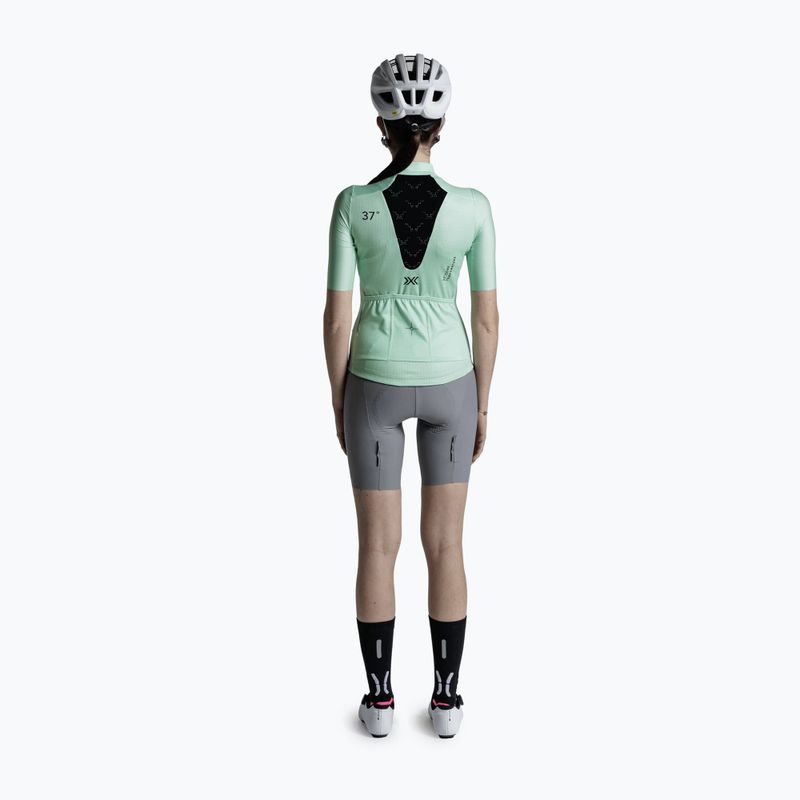 Damen-Fahrradtrikot X-Bionic Corefusion Ride Jersey digital lime 3