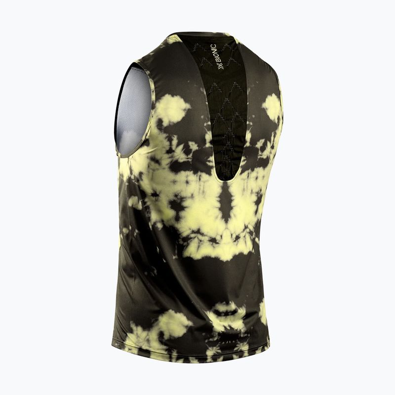 Laufshirt X-Bionic Corefusion Run Tank tie dye electric energy 2