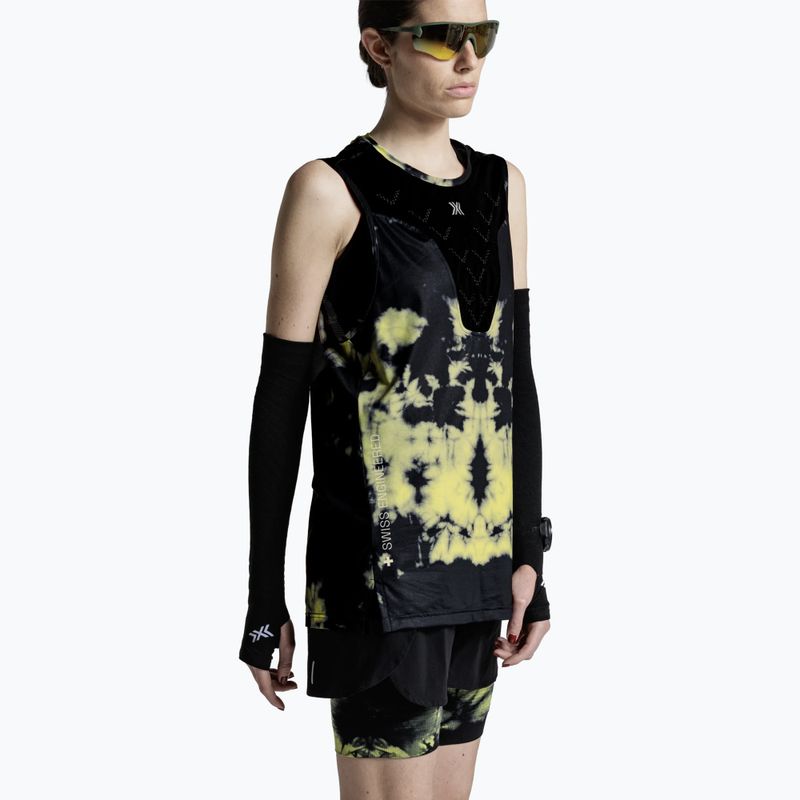 Laufshirt X-Bionic Corefusion Run Tank tie dye electric energy 4