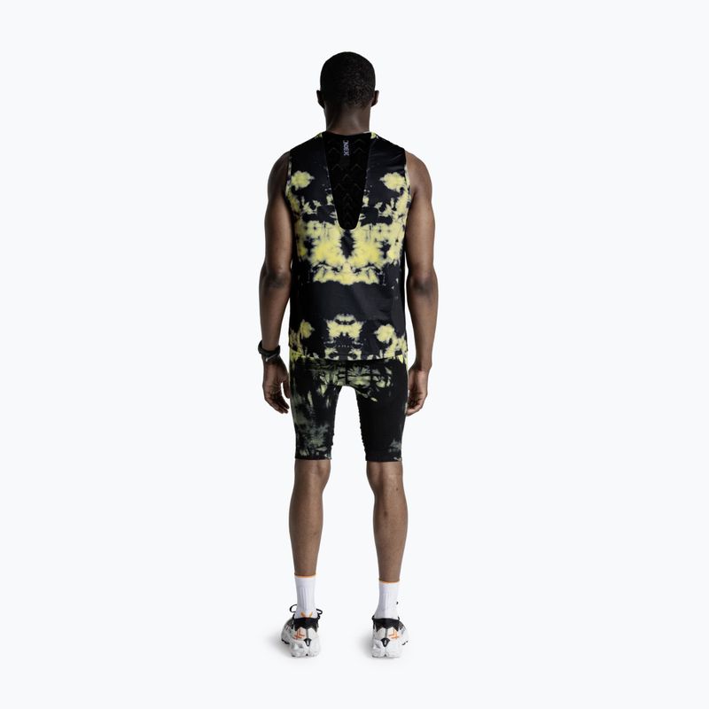Laufshirt X-Bionic Corefusion Run Tank tie dye electric energy 7