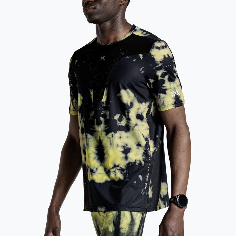 Herren-Laufshirt X-Bionic Corefusion Run tie dye electric energy 4