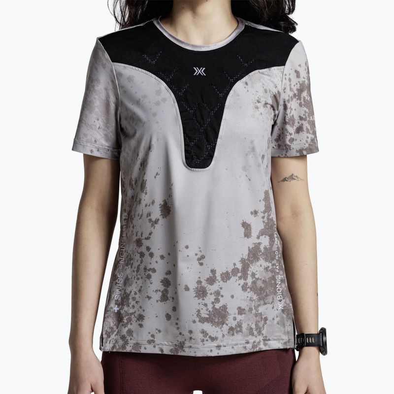 Damen-Laufshirt X-Bionic Corefusion Run sand/dirt