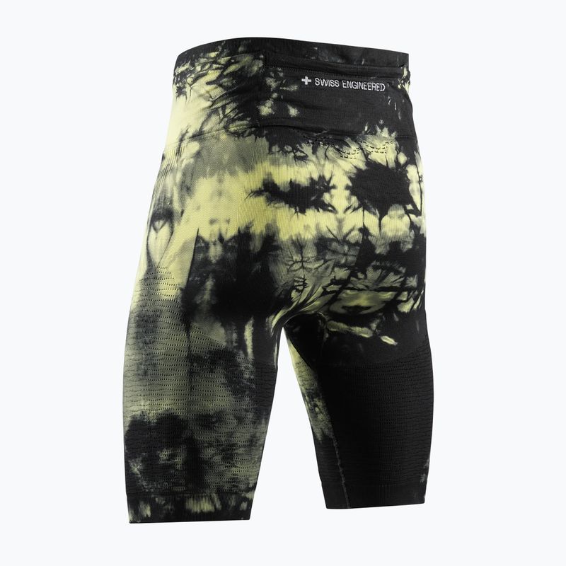Herren-Laufshorts X-Bionic Efektor Tights tie dye electric energy 8
