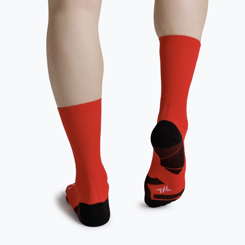 Socken X-Socks Run Perform Crew rocket red 3