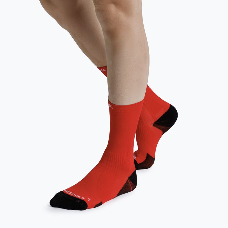 Socken X-Socks Run Perform Crew rocket red 4