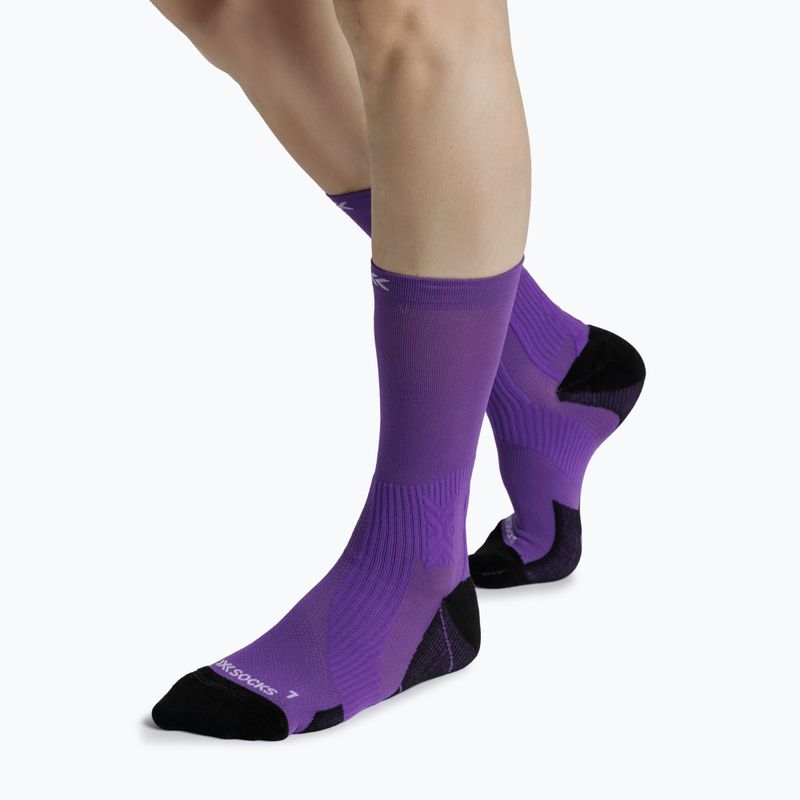 Socken X-Socks Run Perform Crew radiant violet 4