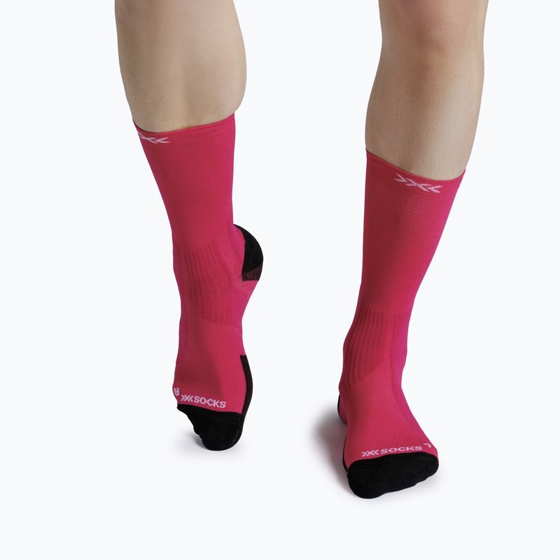 Socken X-Socks Run Perform Crew power purple 2