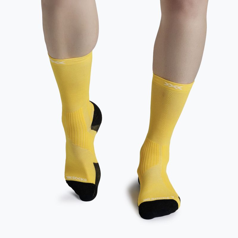 Socken X-Socks Run Perform Crew flash yellow 2