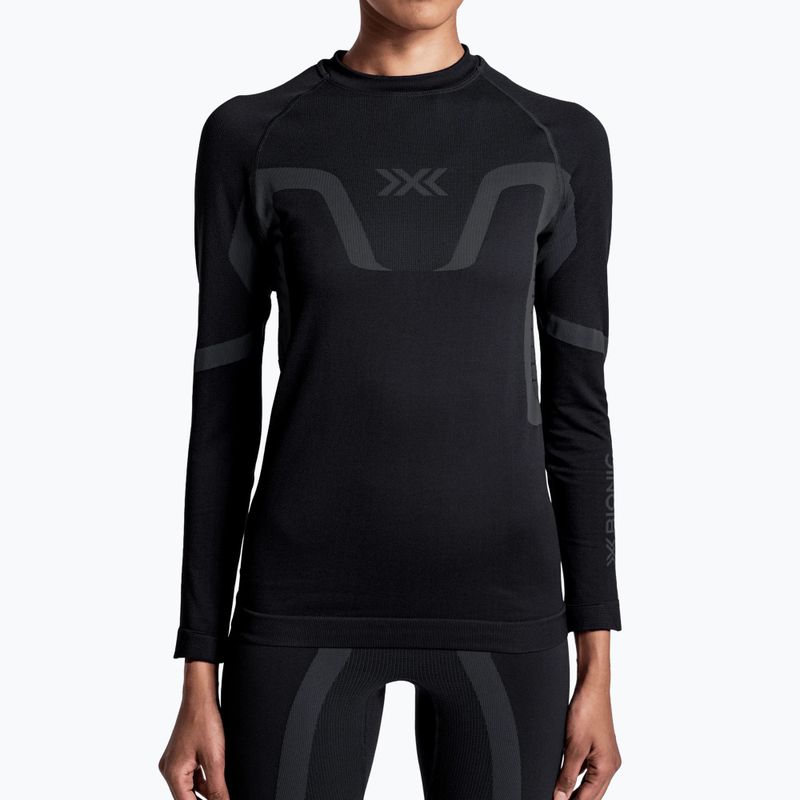 Damen-Funktionssweatshirt X-Bionic X-Ential Baselayer LS x black 3