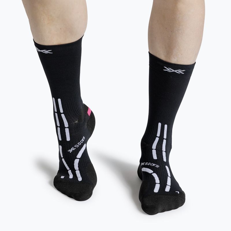 Socken X-Socks Trail Anatomix Crew x black/x white 2