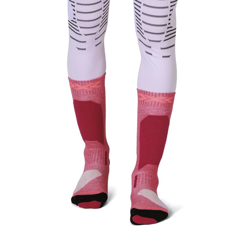 Skisocken für Kinder X-Socks Ski Discover Otc hot red 2