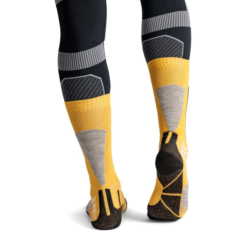 Skisocken für Kinder X-Socks Ski Discover Otc yellow 3