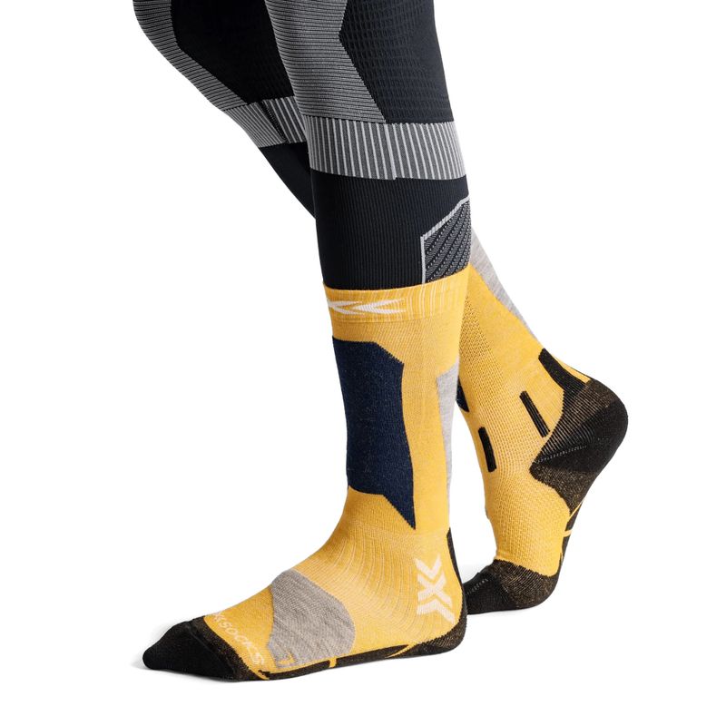 Skisocken für Kinder X-Socks Ski Discover Otc yellow 4
