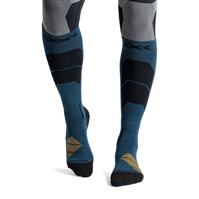 Skisocken X-Socks Ski Perform Merino Otc neo navy 2